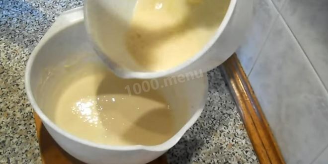 Рецепт опарное тесто способом на опаре дрожжевое для пирожков