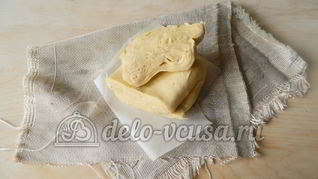 Рецепт Слоеное бездрожжевое тесто