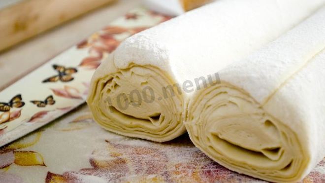 Рецепт Слоеное тесто для самсы просто и быстро