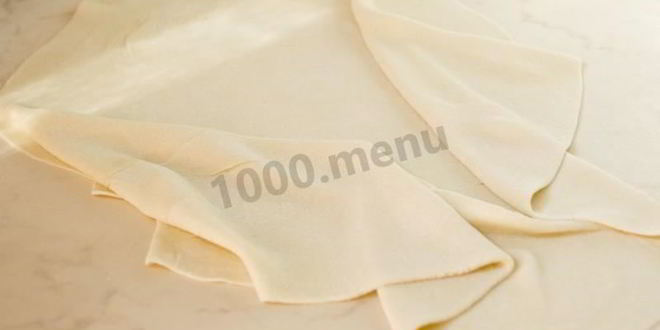 Рецепт слоеное тесто для самсы просто и быстро