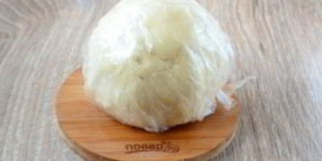 Рецепт слоеное тесто