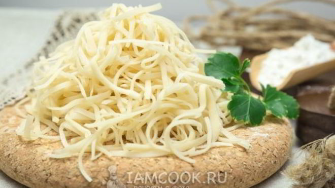 Рецепт Тесто для лапши на воде