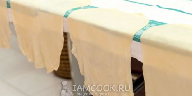 Рецепт тесто для лапши на воде