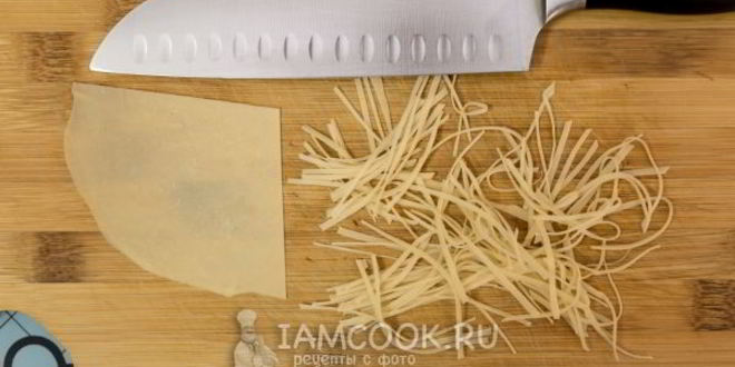 Рецепт тесто для лапши на воде