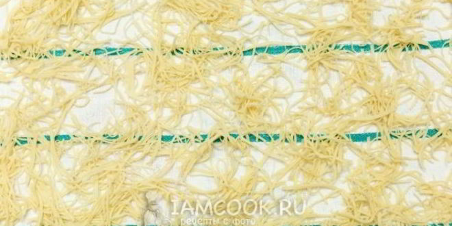 Рецепт тесто для лапши на воде