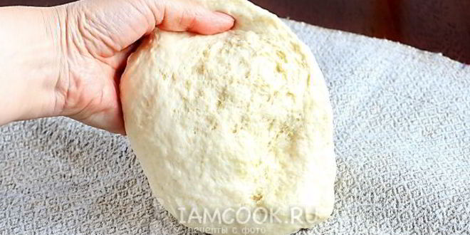 Рецепт тесто для пирогов на кефире без дрожжей