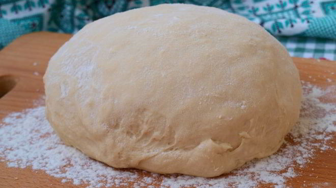Рецепт Тесто для пиццы на кефире