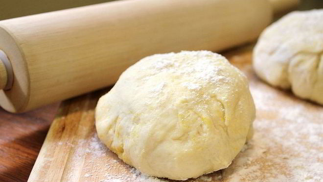 Рецепт Тесто для пиццы на молоке