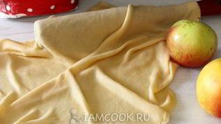 Рецепт Тесто для штруделя