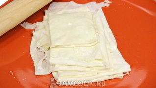 Рецепт Тесто фило