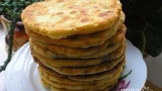 Рецепт Тесто на кефире для лепешек на сковороде
