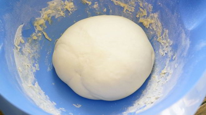 Рецепт Тонкое тесто на пиццу