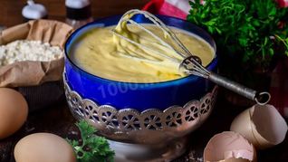 Рецепт Жидкое тесто на сметане