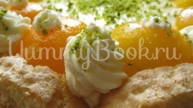 Рецепт Абрикосовый торт с кремом из маскарпоне