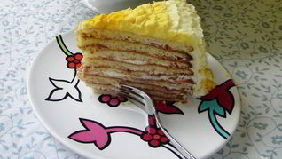 Рецепт Бисквит Молочная девочка