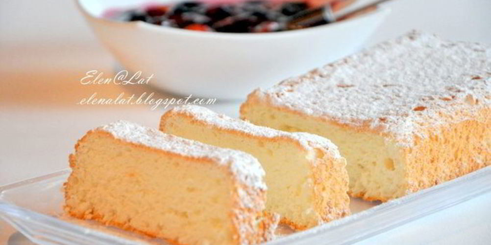 Как приготовить бисквит на белках пища ангелов с ягодным соусом