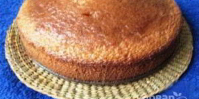 Рецепт бисквит на майонезе