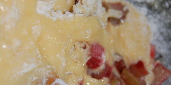 Рецепт бисквит ревень для гурмана