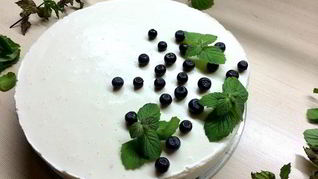 Рецепт Бисквитно-фруктовый торт без выпечки