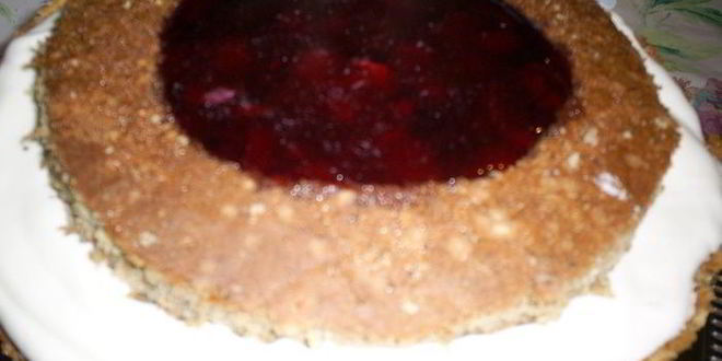 Рецепт бисквитный торт вишневый соблазн