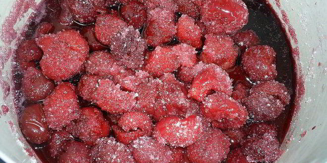 Рецепт бисквитный торт вишневый соблазн