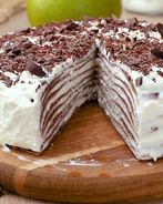 Блинный торт со сливочно-сырным кремом