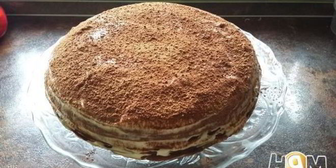 Рецепт блинный торт тирамису