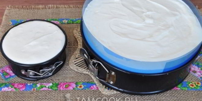 Рецепт большой торт птичье молоко