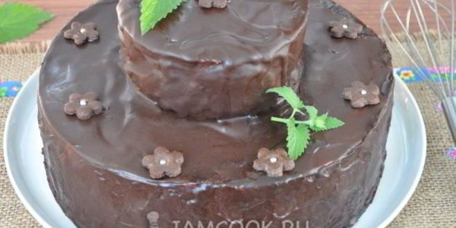 Рецепт большой торт птичье молоко