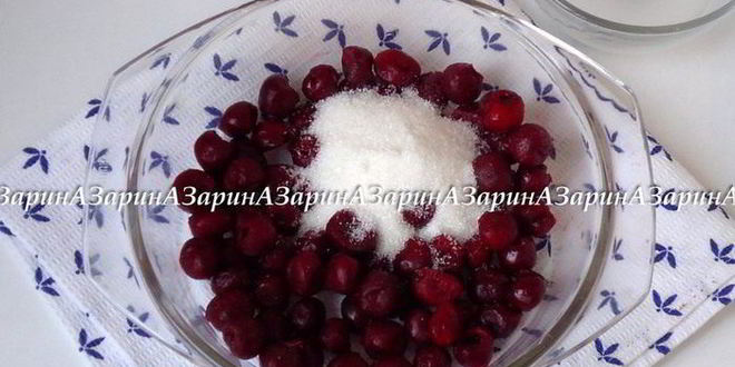 Рецепт черемуховый блинный торт с вишневым соусом