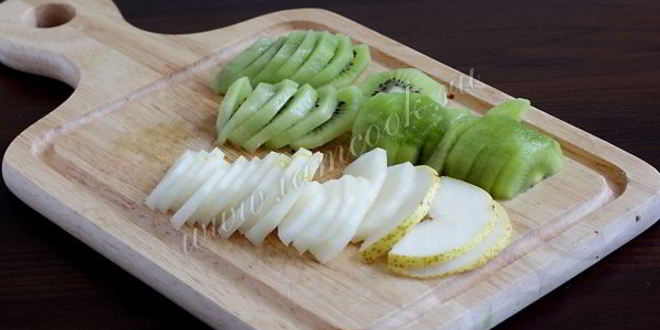 Рецепт фруктовый торт на японском бисквите