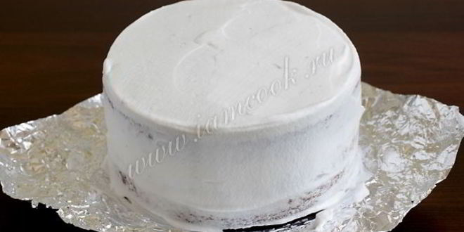 Рецепт фруктовый торт на японском бисквите