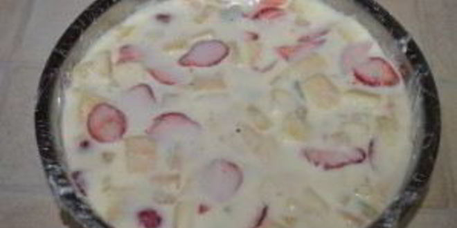 Рецепт фруктовый торт с желатином