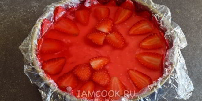 Рецепт клубничный торт без выпечки