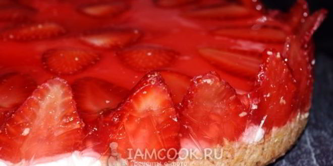 Рецепт клубничный торт без выпечки