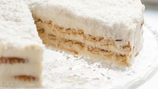 Рецепт Кокосовый торт с печеньем