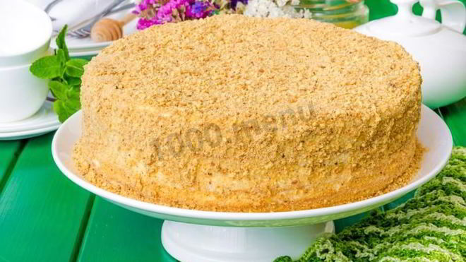 Рецепт Медовик на сковороде