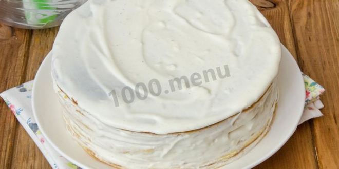 Рецепт медовик на сковороде