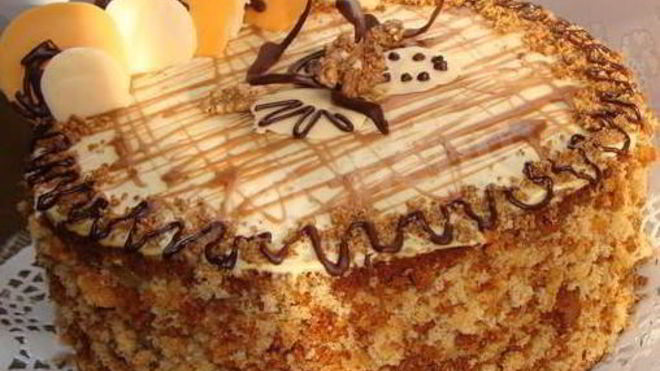 Рецепт Медовый Торт Кокетка