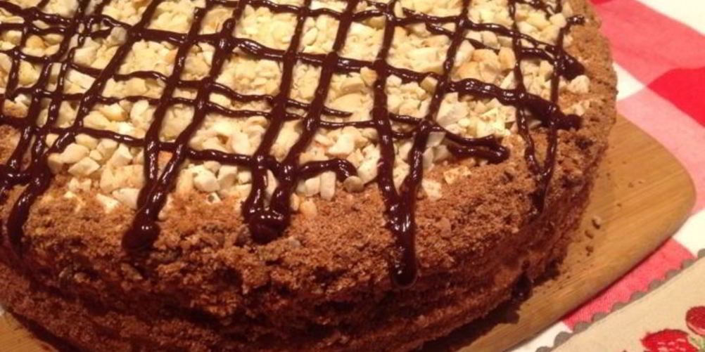 Как приготовить медовый заварной торт