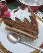 Миндально-шоколадный торт