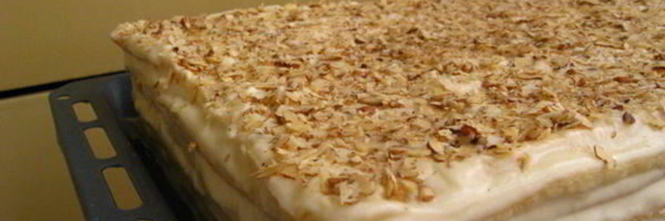 Рецепт Наполеон с заварным кремом