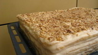 Рецепт Наполеон с заварным кремом