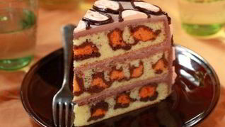 Рецепт Оригинальный Леопардовый торт