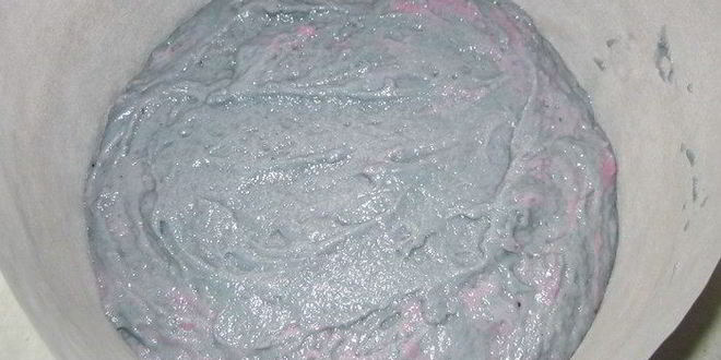 Рецепт постный торт с черничной начинкой и миндалем