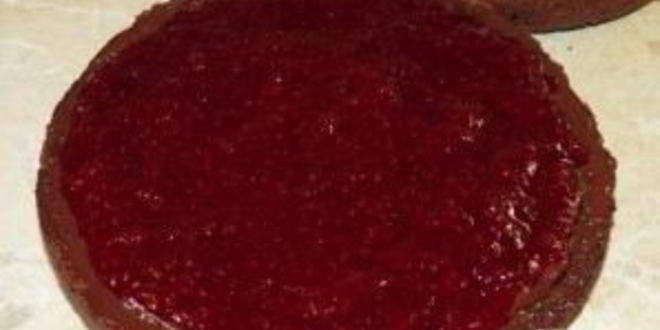 Рецепт шоколадно-клюквенный торт