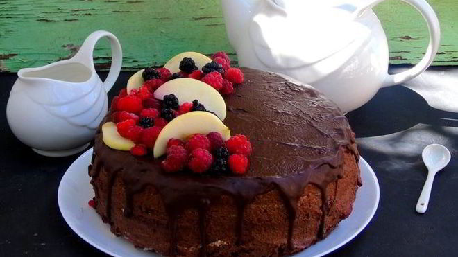 Рецепт Шоколадно-вишневый торт