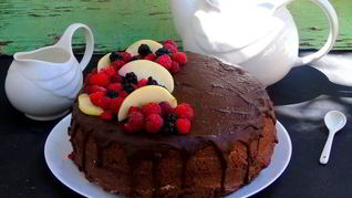 Рецепт Шоколадно-вишневый торт