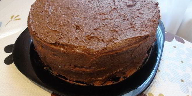 Рецепт шоколадно-вишневый торт