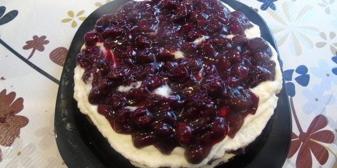 Рецепт шоколадно-вишневый торт